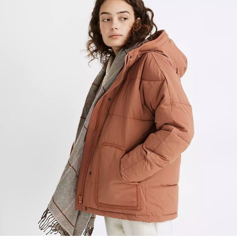 NWT Madewell Holland Quilted Puffer Parka